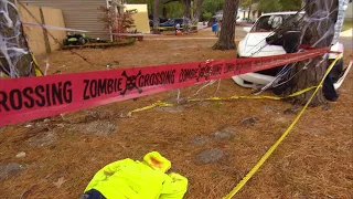 Neighbors Complain Some of These Gory Halloween Decorations Go Too Far