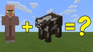 I Combined a Villager and a Cow in Minecraft - Here's What Happened...