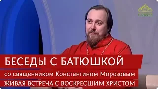 Беседы с батюшкой. Живая встреча с воскресшим Христом. Эфир от 12 апреля 2018г