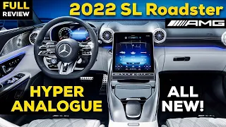 2022 MERCEDES AMG SL Roadster HYPERANALOGUE ALL NEW Interior FULL Review & SL 55 AMG Drive