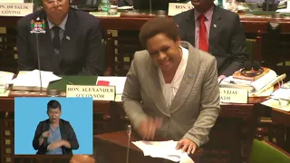 Fijian Minister for Women's response on the 2019-2020 National Budget