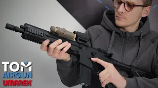 Tirs en rafales avec le fusil d'assaut HK416 en 4,5mm à billes d'acier CO2 d'Umarex !