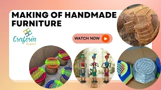 Making Of Handmade Furniture Decor Your Home With Bamboo Cane Rattan Wooden Furniture