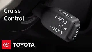 Toyota How-To: Cruise Control | Toyota