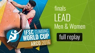 IFSC Climbing World Cup Arco 2016 - Lead - Finals - Men/Women