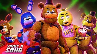 FNAF Animatronics Sing A Song FT. Freddy, Chica, Foxy & Bonnie(Five Nights At Freddy's Movie Parody)