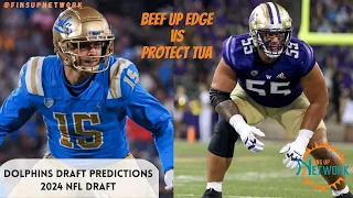 Miami Dolphins 2024 NFL Draft Predictions!