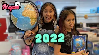 COMPRANDO MEU MATERIAL ESCOLAR DE 2022 com BIANKINHA! | Mayumi Vlog