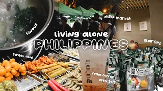 Living alone in the Philippines (Baguio City) 🏠⛰️ EP3: Night Market, Cooking, Foam Coffee, & BarOps