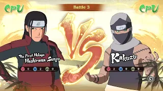 Hashirama vs Kakuzu - Naruto Ultimate Ninja Storm Connections | CPU vs CPU