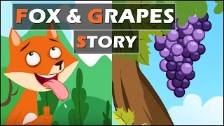 THE FOX and THE SOUR GRAPES Story in English | Short Story for Kids