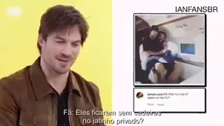 Ian Somerhalder fala sobre Jason Momoa, 50 Tons de Cinza, V Wars e mais. (LEGENDADO)