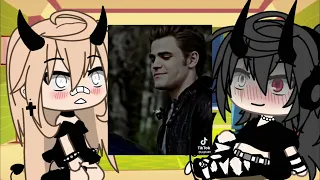 gacha life reacts to ￼ vampire diaries edits❤️🖤￼