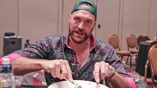 Tyson Fury TABLE FOR ONE: Lineal champ philosophises over steak & rice