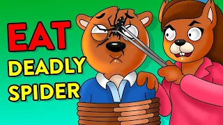 What If You Ate the Most Venomous Spider? Funny Educational Cartoons
