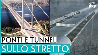 Ponte sullo Stretto di Messina: il progetto costruttivo ufficiale e le altre alternative