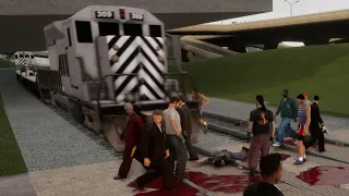 Crazy train mod vs NPC GTA San Andreas Definitive Edition