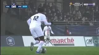 16 Year Old El Chadaille Bitshiabu Debut vs Vannes OC | 03/01/2022
