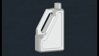 Autocad 3D Drawing BOTTLE