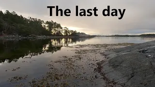 The last sailing day, gusting winds on the west side of Ornö #192