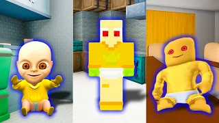 Playing As Baby in Minecraft and Roblox!
