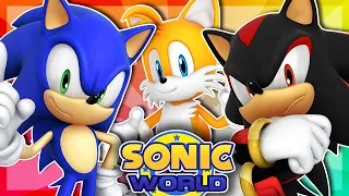 Sonic, Shadow & Tails Play Sonic World!