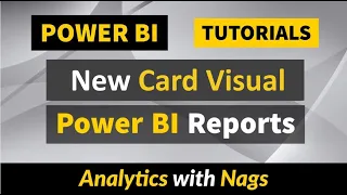 New Card Visual In Power BI | Power BI Tutorial (61)