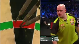 Michael van Gerwen 9 darter at The Players Championship Finals!