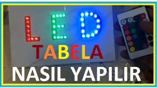 Led Tabela Nasıl Yapılır-Animasyon Kartı Nasıl Bağlanır (How to Led Sign)