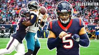 NFL Rookie Jalen Pitre does it AGAIN | Breakdown + analysis of Texans-Jaguars game film