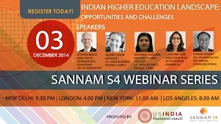 Indian Higher Education: Opportunities and Challenges Webinar