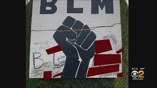 Man Arrested After Black Lives Matter Sign In Redondo Beach Is Vandalized With Racial Slurs