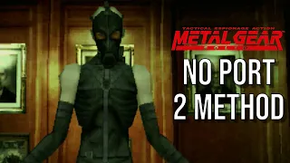 How to beat Psycho Mantis without controller port 2 (MGS Psycho Mantis alternate strategy)