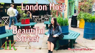 LONDON WALK | Neal’s Yard Most Beautiful Street in covent garden London (4K)