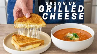 Grilled Cheese Sandwich & Tomato Soup (I can't believe this trick worked) | Weeknighting