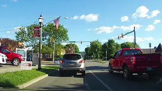 Driving through Clearfield, Pennsylvania