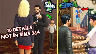 The Sims 2 Details That AREN'T in The Sims 3 And Sims 4