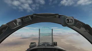 Example F-15 vs Mig 21 dogfight in DCS over the Nellis range