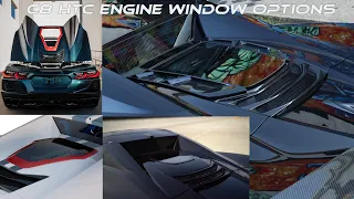 C8 Convertible Engine Window Options