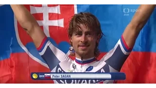 Peter Sagan, majster sveta! (posledných 5 km) | HD 720p, ČT sport