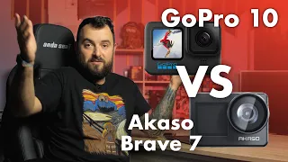 Сравнение Akaso Brave 7 VS GoPro 10. Неожиданный результат.