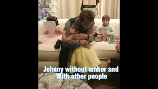 Johnny with and without amber!#johnnydepp #justiceforjohnnydepp #mentoo