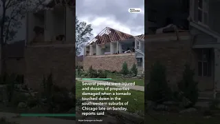 Tornado Leaves Trail of Destruction in Chicago Suburb
