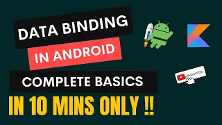 Data binding android | What is data binding in android | data binding android Kotlin | MVVM series