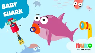 BABY SHARK SONG I Animal Nursery Rhymes I Funny Songs For Children from NUKO & Friends