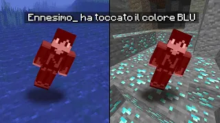 Minecraft, ma non puoi toccare il colore BLU *facilissimo*