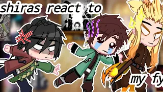 hashiras react to my fyp ||Kny x gacha club ||