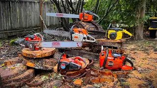 Massive Vintage Chainsaw Haul - Pioneer Farmsaw, Homelite XL-12, McCulloch 10-10, Stihl, Echo 650EVL