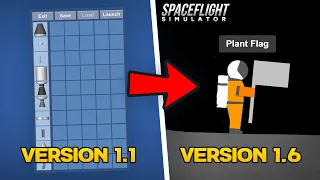 I Played EVERY Update in Spaceflight Simulator | 1.0 - 1.6