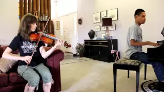 Phantom of the Opera - Lindsey Stirling and Blind Piano Prodigy Kuha'o Case Freestyle Together